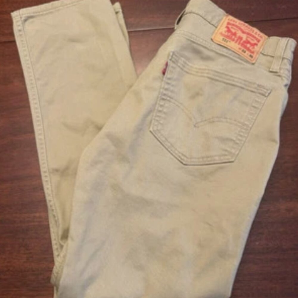 Levi's 511 Beige 5 pocket pants 33x30